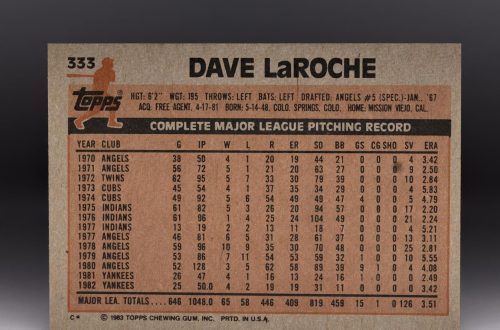 Dave LaRoche Fan Mail Address